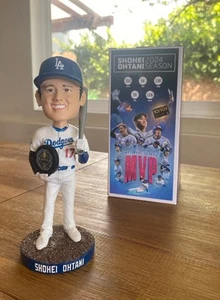 1/1700 SILVER BAT Dodgers Shohei Ohtani MVP Bobblehead SGA Giveaway New 4/2/25 - Picture 1 of 6
