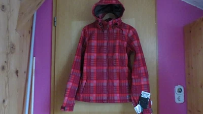 Protest Damen Winterjacke Gr. S = 36 neu & ungetragen rot/rot kariert Ski+Board - Bild 1 von 4