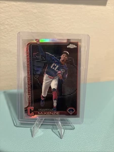 2025 Topps Chrome Triston McKenzie Lightboard Logo Refractor SSP - Picture 1 of 1