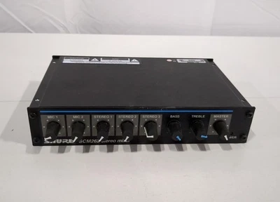 New Shure SCM262 Stereo Microphone Mixer With XLR & RCA Inputs For Commercial - Image 1 of 4