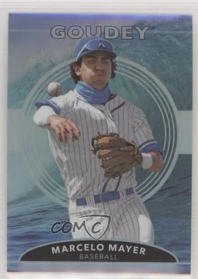 2022 Upper Deck Goodwin Champions Goudey Platinum Ocean /75 Marcelo Mayer #GP25 - Image 1 of 2