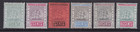 British Guiana 1900-03 Set of 6 to 60c, SG 233/238, m/m, Cat £110