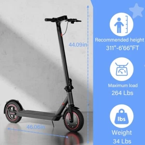 E-Scooter Elektroroller 350W 10.4AH Akku Elektro Scooter mit APP Faltbar 30KM/H - Bild 1 von 22
