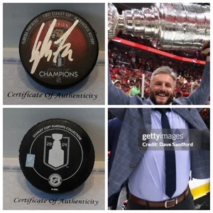 Myles Fee Signed Florida Panthers Puck COA 2024 Stanley Cup Champions Puck - Picture 1 of 3