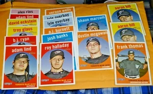 Juego de equipo Topps Heritage Toronto Blue Jays 2008 con SP 1-500 (17) - Imagen 1 de 1