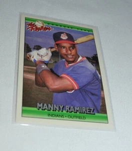 1992 DORUSS THE ROOKIES - MANNY RAMIREZ INDIANS OUTFIELD CARD 98 - Picture 1 of 4