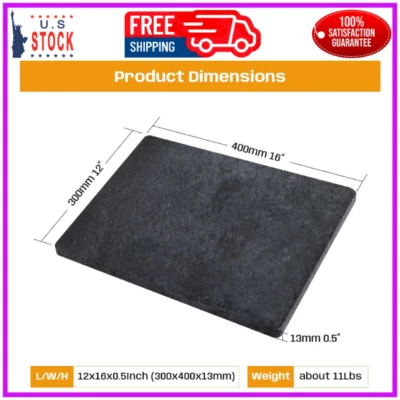 Tabla de cortar de mármol negro, tabla de pastelería de mármol de 12x16 pulgadas con pies antideslizantes... Foto 1 de 4