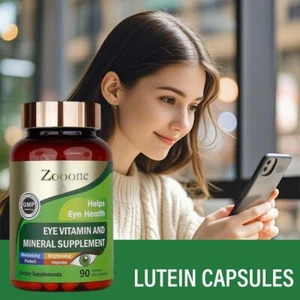 Zooone Lutein Eye Vitamins Zeaxanthin to Support Eyes Health, 90x Tablets - Picture 1 of 8
