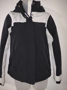 Hollister Jacket Womens Black Hoodie Hooded Windbreaker Lined Size XS.    ∆ - Picture 1 of 12