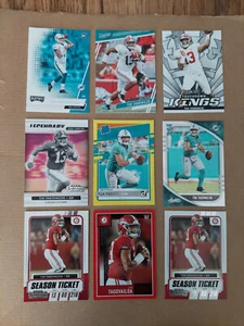 Lot of 9 Tua Tagovailoa Football cards Rookies - Picture 1 of 1