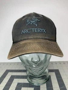 Arcteryx Bird Logo Curved Trucker Hat One Size Black Hiking Outdoors Mesh Back - Picture 1 of 11