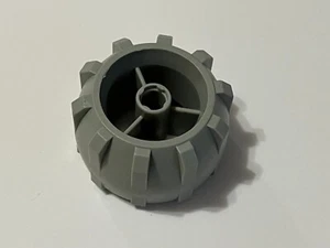 Vintage Lego Part Wheel (30324) Light Gray Hard Spoked Mars Space Rover - Picture 1 of 3