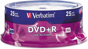 25 X VERBATIM DVD+R 16x 4.7GB Spindle Pack of 25 pcs 43500 Neuf New Neu Nuovo - Photo 1/2