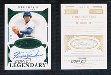 2021 Panini Flawless Legendary Signatures Emerald /3 Fergie Jenkins Auto HOF