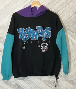 Vintage Ravens Charlotte Hornets Hoodie Sweatshirt Mens XL - Bild 1 von 7