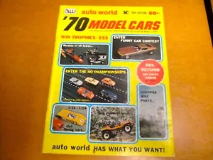 1970 AUTO WORLD CATALOG 18th EDITION MODEL CARS, SLOT CARS, ETC. VINTAGE #2 - Picture 1 of 3