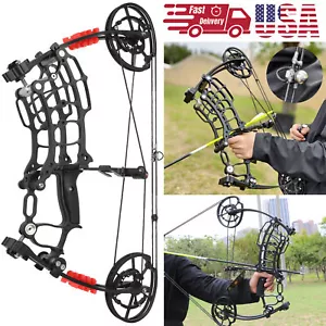 Dual-use Compound Bow Arrow Steel Ball 30-60lbs Let-off 80% Hunting Target RHLH - Picture 1 of 22