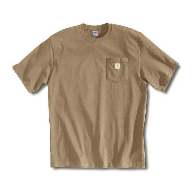 Carhartt Men's K87 Medium Short Sleeve T-Shirt - Desert