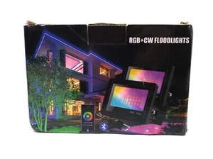 RGB + CW Fluter 15W App gesteuert 2er Pack 120V - Bild 1 von 6