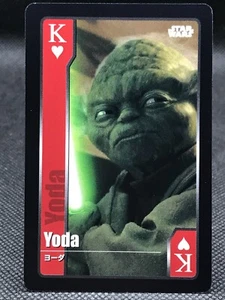 Yoda Star Wars Pokerkarte TCG Japanisch Sehr Selten 2005 F/S Heart K - Bild 1 von 12