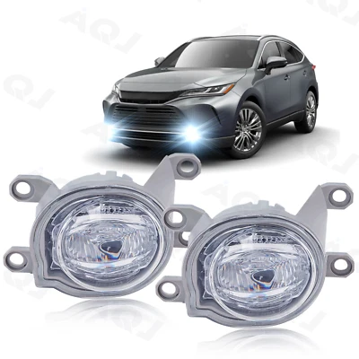 Fit For Toyota Venza 2021 2022 2023 2024,3 inch Led Fog Light Assembly,White — 第 1/4 张图片