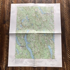Norway Maine Quadrangle Vintage Topographic Topo Map 1946USGS - Picture 1 of 11