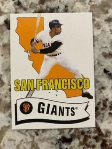2021 TOPPS MONTGOMERY 582 CLUB SET 2 CARTE SAN FRANCISCO GIANTS WILLIE MAYS #19 - Foto 1 di 1