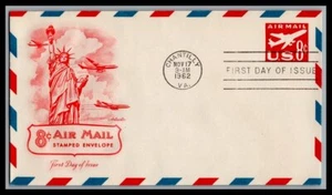 US FDC # UC36 8c Small Jet  Artmaster  1962, 9p1215 - Picture 1 of 1