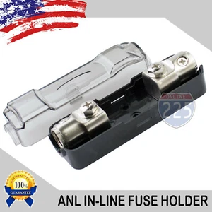 PLATINUM 0 OR 2 GAUGE AMP AWG INLINE ANL FUSE HOLDER POWER WIRE KIT TERMINAL AMP - Picture 1 of 2