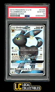 Umbreon GX SV69/SV94 Full Art 2019 Hidden Fates PSA 10 GEM MINT - Picture 1 of 5