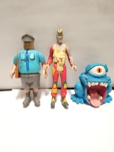Menge 3 Ghostbusters Actionfiguren Egon Mailman Blue Ghost Monster Kenner 1988 - Bild 1 von 15