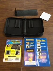 Holster Mate Pistolenkoffer + Betthalterung mittlerer & großer Rahmen Kurzwaffen Nylon schwarz - Bild 1 von 2