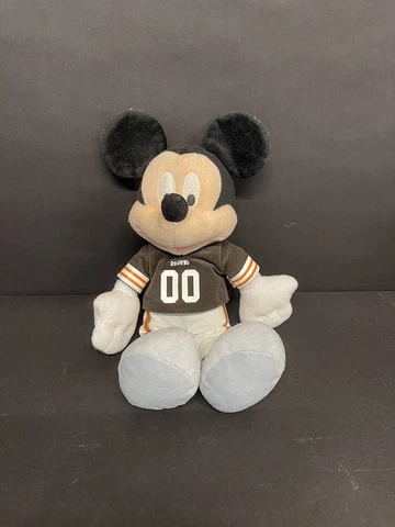 Disney Mickey Mouse Cleveland Browns Football Team Stuffed Plush Toy 16" NFL Cover