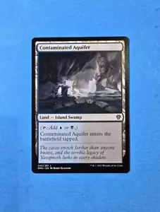 1x Contaminated Aquifer Dominaria United 2022 DMU Mtg Magic Card Land Mana 245 - Picture 1 of 2