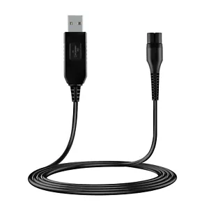Cable cargador eléctrico PwrON 5V para afeitadora Philips OneBlade S300 S301 S321 S360 - Imagen 1 de 4