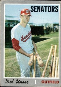 DEL UNSER 1970 Topps #336 BUY ANY 2 ITEMS FOR 50% OFF   B210R3S12P24