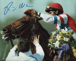 RAJIV MARAGH JOCKEY SIGNED HANDSIGNIERTES 8X10 FOTO MIT COA - Bild 1 von 1