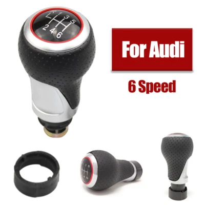Perilla de cambio de marchas manual MT 6 velocidades para Audi A3 A4 A5 A6 A8 S3 S4 8D Q5 Foto 1 de 4
