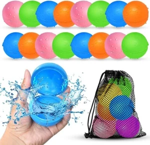 KiddoSpace 16 Stück wiederverwendbare Wasserballons für Kinder - Bild 1 von 5