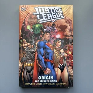 Justice League Origin The Deluxe Edition Hardcover HC SEALED Geoff Johns Jim Lee - Picture 1 of 5