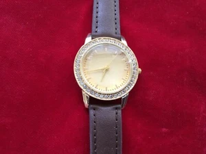 Damen Armbanduhr edel mit braunem Armband LK , Neu - läuft an - Bild 1 von 6
