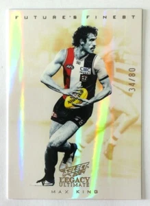 2024 Select AFL Legacy Ultimate Future's Finest Max King ST Kilda 34/80 - Imagen 1 de 3