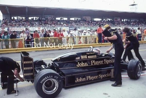 NIGEL MANSELL JPS LOTUS 92 SAN MARINO GP IMOLA 1983 FOTOGRAFIA DIAPOSITIVA 35MM - Foto 1 di 2