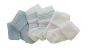 Liliput Erstlingssöckchen 3er-Pack weiß/hellblau - Bild 1 von 1