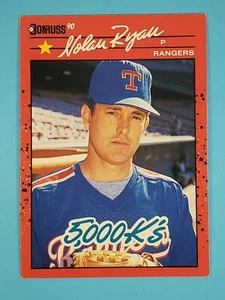 1990 Donruss 5000 K's Nolan Ryan Texas Rangers #659 ⚾ - Imagen 1 de 2