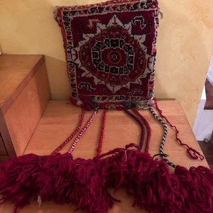 Perser Wolle Bagface Tasche rustikal wunderschön Quasten Handarbeit - Bild 1 von 11