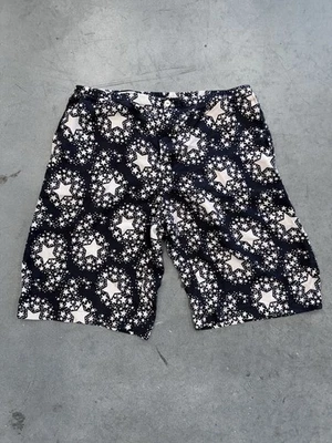 Gucci GG Star Monogram Logo Silk Shorts Size 54 - Image 1 of 4