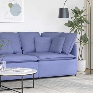 Modulo Divano Angolare Modulare con Cuscini Blu Jeans 100 cm - Foto 1 di 8