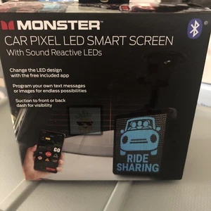 MONSTER LED SMART CAR PIXEL SMART SCREEN WITH SOUND NEW - Picture 1 of 4