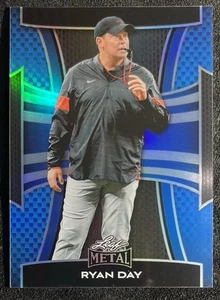Hoja de metal Ryan Day 2025/49 azul prismático #151 Ohio State Buckeyes SP - Imagen 1 de 2